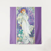 ラクダのレディーアルフォンスミュシャ タペストリー (正面)