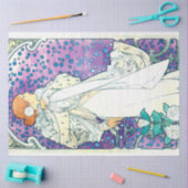 ラクダのレディーアルフォンスミュシャ 薄葉紙 (クラフト)