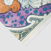 ラクダのレディーアルフォンスミュシャ 薄葉紙 (詳細)