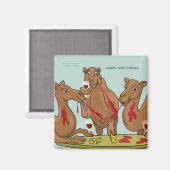 ラクダのワイン試飲マグネット マグネット (正面/裏面)