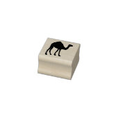 ラクダのワンハンプ砂漠シルエット暑い気候 ラバースタンプ (スタンプ)