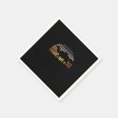 ラクダの丘バクトリアンラクダ砂漠の動物ワイルドルフ スタンダードカクテルナプキン (角)