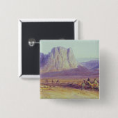 ラクダの列車、Condessi、シナイ山1848年 缶バッジ (正面&裏面)