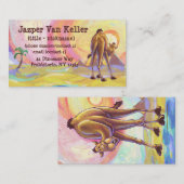 ラクダの文房具 名刺 (正面/裏面)