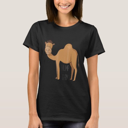 ラクダの日 ラクダ かわいい Tシャツ (正面)