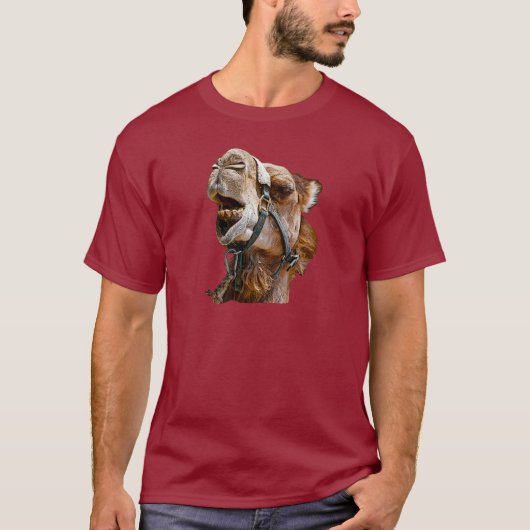 ラクダの暗い色のTシャツ Tシャツ (正面)