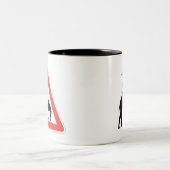 ラクダの横断マグ ツートーンマグカップ (中央)