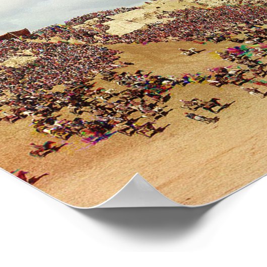 ラクダの海 – 1911ヴィンテージカラーフォトポスター ポスター (角)