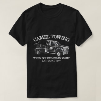 ラクダの牽引 ふざけた大人ユーモアTシャツ Tシャツ