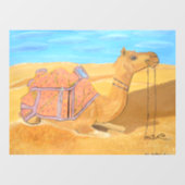 ラクダの窓用ステッカー ウィンドウサイン (シート)