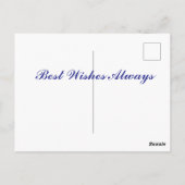 ラクダの詩のグリーティングカード。 ポストカード (裏面)