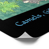 ラクダの贈り物と3人の賢者のポスター ポスター (角)