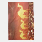 ラクダの道 キッチンタオル (縦)