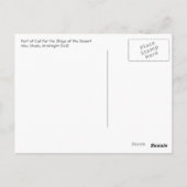 ラクダの集会 ポストカード (裏面)