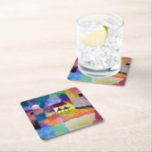 ラクダの風景、ポール・クレー スクエアペーパーコースター (インサイチュ)