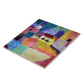 ラクダの風景、ポール・クレー タイル (側面)