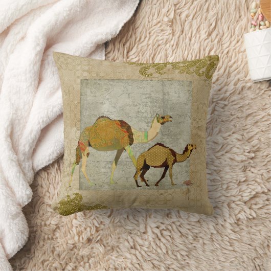 ラクダのBoho夢みるようなMojoの枕 クッション (ブランケット)