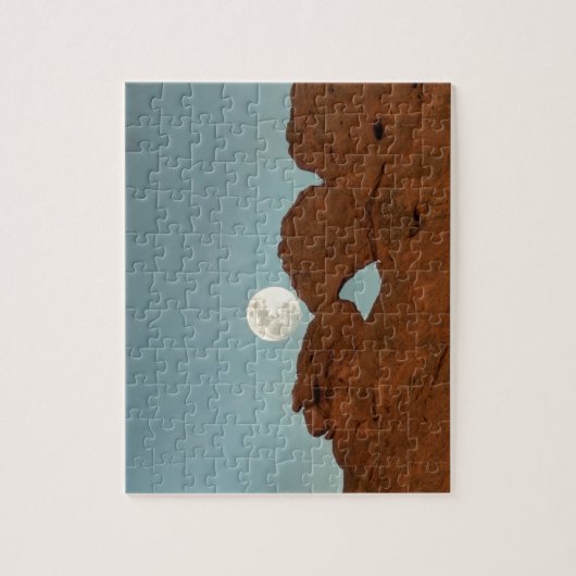 ラクダキスをするアンダームーン ジグソーパズル (縦)