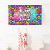 ラクダパーソナライズされたキャラクター誕生日バナー 横断幕 (インサイチュ)