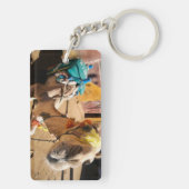 ラクダフレンドリーは次のライダーであるカイロを待っている。 キーホルダー (裏面)