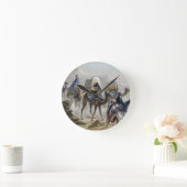 ラクダ列車は、「コンスタンチノープルとブラック」から ラウンド壁時計 (ホーム)