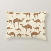 ラクダ動物模様 アクセントクッション (裏面)