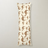 ラクダ動物模様 ボディピロー (裏面 (縦))