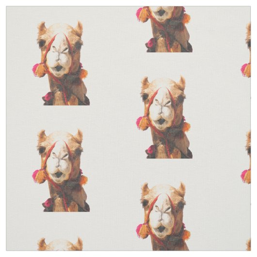 ラクダ動物Portrat ファブリック (見本)