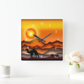 ラクダ壁時計 スクエア壁時計 (ホーム)