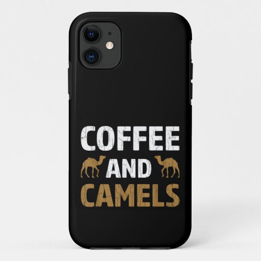 ラクダ好きのための面白いラクダのグラフィックデザイン Case-Mate iPhoneケース (裏面)