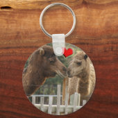 ラクダ愛 – 境界なし キーホルダー (正面)
