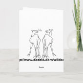 ラクダ愛-境界無し カード (裏面)