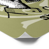 ラクダ手操り人形シャドウゲームヴィンテージ ポスター (角)