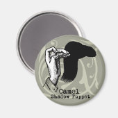 ラクダ手操り人形シャドウゲームヴィンテージ マグネット (正面/裏面)