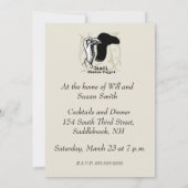 ラクダ手操り人形シャドウゲームヴィンテージ 招待状 (裏面)