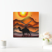 ラクダ時計 スクエア壁時計 (ホーム)