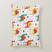 ラクダ模様フラットカラーデザイン アクセントクッション (正面(垂直))