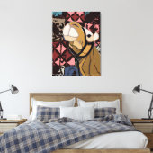 ラクダ模様 キャンバスプリント (インサイチュ (寝室))