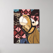 ラクダ模様 キャンバスプリント (正面)