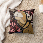 ラクダ模様 クッション (ブランケット)