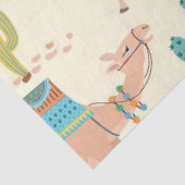 ラクダ模様，サボテン模様，砂漠プリント 薄葉紙 (詳細)