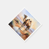 ラクダ水色自然 スタンダードカクテルナプキン (角)