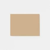 ラクダ無地の色 ポストイット (正面)