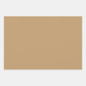 ラクダ無地の色 ラッピングペーパーシート (正面)