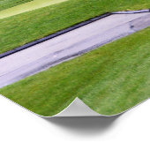 ラクダ砂トラップ，メディナ，イリノイ，ゴルフコース ポスター (角)