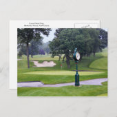 ラクダ砂トラップ，メディナ，イリノイ，ゴルフコース ポストカード (正面/裏面)