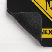 ラクダ道路標識 マウスパッド (コーナー)