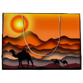 ラクダ2 ラージペーパーバッグ (裏面)