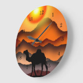 ラクダ4 ラージ壁時計 (傾斜)