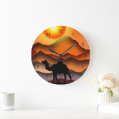 ラクダ4 ラージ壁時計 (ホーム)